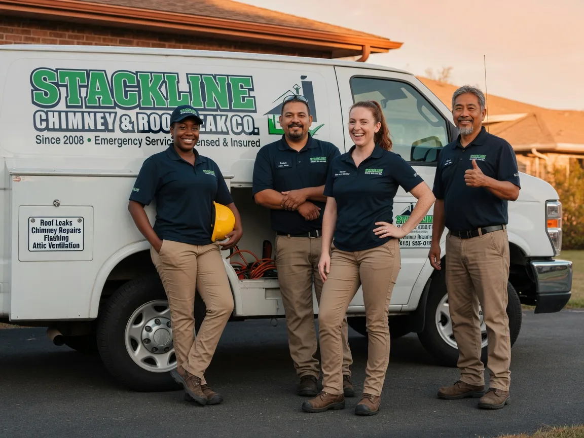 Chimney flashing repair company in Berkley, MA
